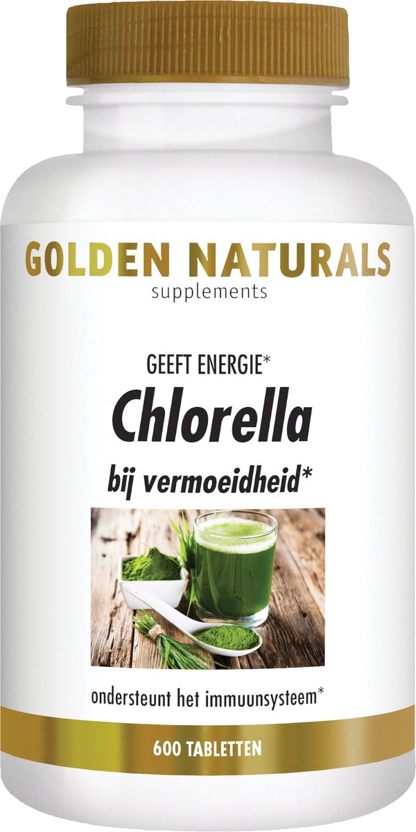 Goedkoopste Golden Naturals Chlorella (600 veganistische tabletten