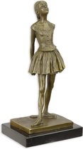 Bronzen beeld - Dansend Meisje - Gedetailleerd Sculptuur - 26 cm hoog