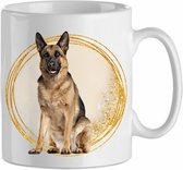 Mok Duitse Herder/ German Shepherd 1.2 | Hond| Cadeau| Cadeau | Beker 31 CL