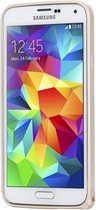 Samsung Galaxy S5 Plus Hoesje - Rock - Slim Guard Serie - Hard Kunststof Backcover - Goud - Hoesje Geschikt Voor Samsung Galaxy S5 Plus