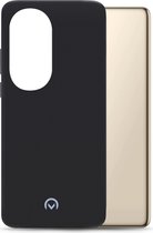 Mobilize Rubber Gelly Telefoonhoesje geschikt voor Huawei P50 Pro Hoesje Flexibel TPU Backcover - Matt Black