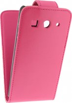 Huawei Ascend G525 Hoesje - Xccess - Serie - Kunstlederen Flipcase - Roze - Hoesje Geschikt Voor Huawei Ascend G525