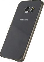 Xccess Rubber Case Samsung Galaxy S6 Edge Transparent / Noir
