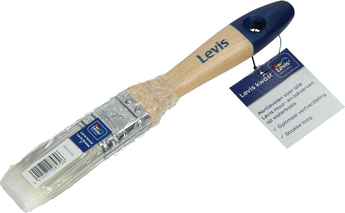 Levis - Verfborstel Plat - PLAT 25MM