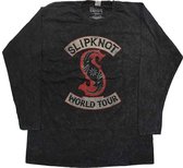 Slipknot Longsleeve shirt -S- Patched Up Zwart