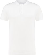 Purewhite -  Heren Regular Fit    Polo  - Wit - Maat XL
