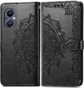 iMoshion Mandala Booktype OnePlus Nord N20 5G hoesje - Zwart