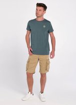 J&JOY - T-Shirt Mannen 21 Rain Forest Green