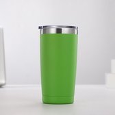 Koffiebeker Voor Onderweg - 600 ML - Groen -  Koffie To Go - Thermo - Isoleerbeker - Thermosbeker - Isoleerfles