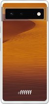 6F hoesje - geschikt voor Google Pixel 6 -  Transparant TPU Case - Sand Dunes #ffffff