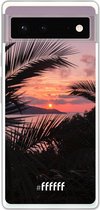 6F hoesje - geschikt voor Google Pixel 6 -  Transparant TPU Case - Pretty Sunset #ffffff