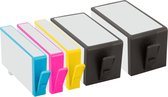 Geschikt voor HP 920 / 920XL inktcartridges - Multipack + Extra Zwart - Geschikt voor HP Officejet 6000, 6500(A), 7000, 7500A - Inktpatronen - cartridge - inkt