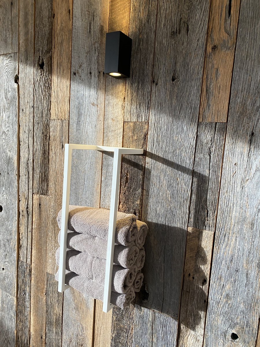 SaniDreams Odin Handdoekenrek Wit- staal - 62x25x20cm