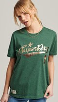 Superdry Dames tshirt Vintage College T-shirt met geschreven opdruk