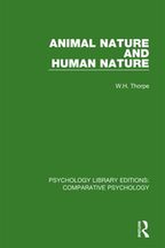 Psychology Library Editions: Comparative Psychology - Animal ... - cover