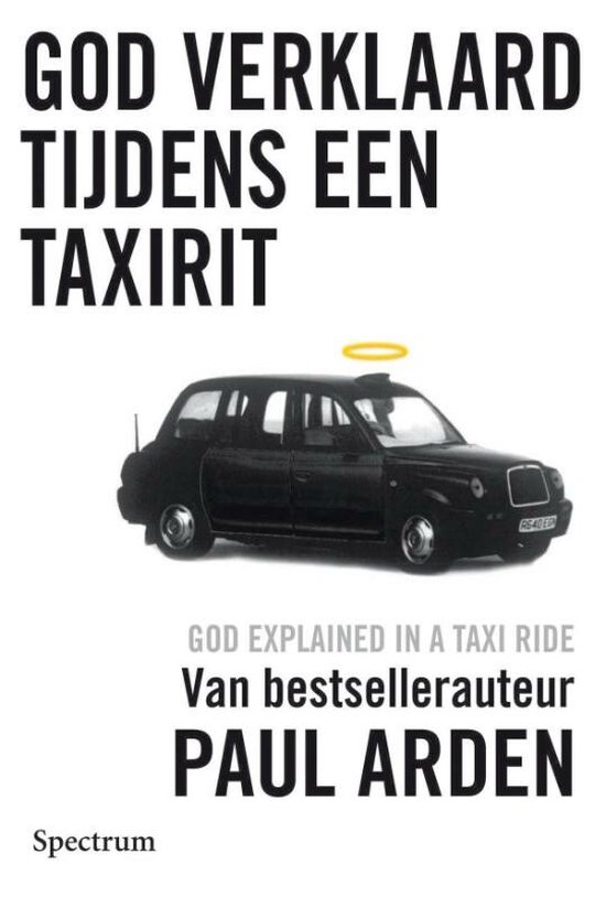 Cover van het boek 'God verklaard tijdens een taxirit' van P. Arden