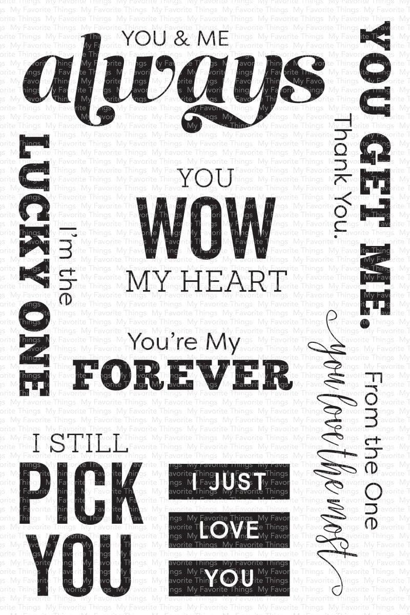 Straight from the Heart Clear Stamps (CS-643)