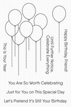 Balloon Bouquet Clear Stamps (CS-548)