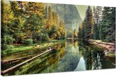 Schilderij - Yosemite National Park, Californië, Premium Print