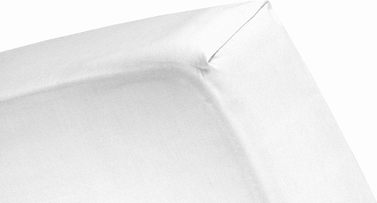 Cinderella Hoeslaken - Jersey - Ook Geschikt voor Boxspring - 90x200 cm - tot 25 cm  - Wit