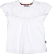 Dirkje Kinderkleding Meisjes Shortsleeve Tshirt White - 56