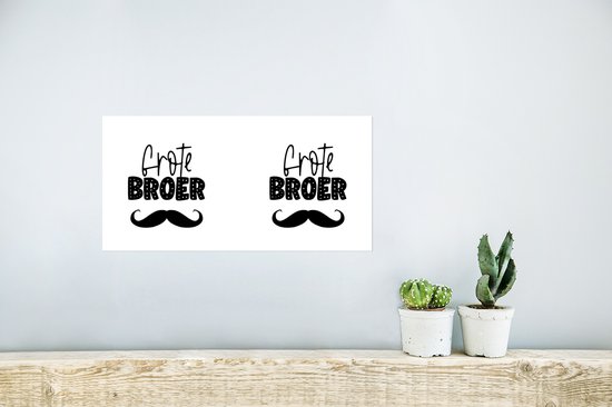 Affiche Grand frère - Frère - Proverbes - Frères - Citations - 40x20 cm