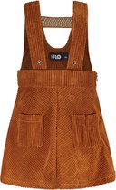 Like FLO Baby Meisjes Cognac Corduroy Salopette-jurk
