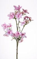 Kunstbloem - Wilde bloem - topkwaliteit decoratie - 2 stuks - zijden bloem - Roze - 43 cm hoog