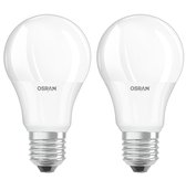 Osram LED E27 - 10W (75W) - Warm Wit Licht - Niet Dimbaar - 2 stuks