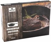 Cast Iron - Koekenpan - Barbecue Pan BBQ - Gietijzer - 25x25cm - Zwart