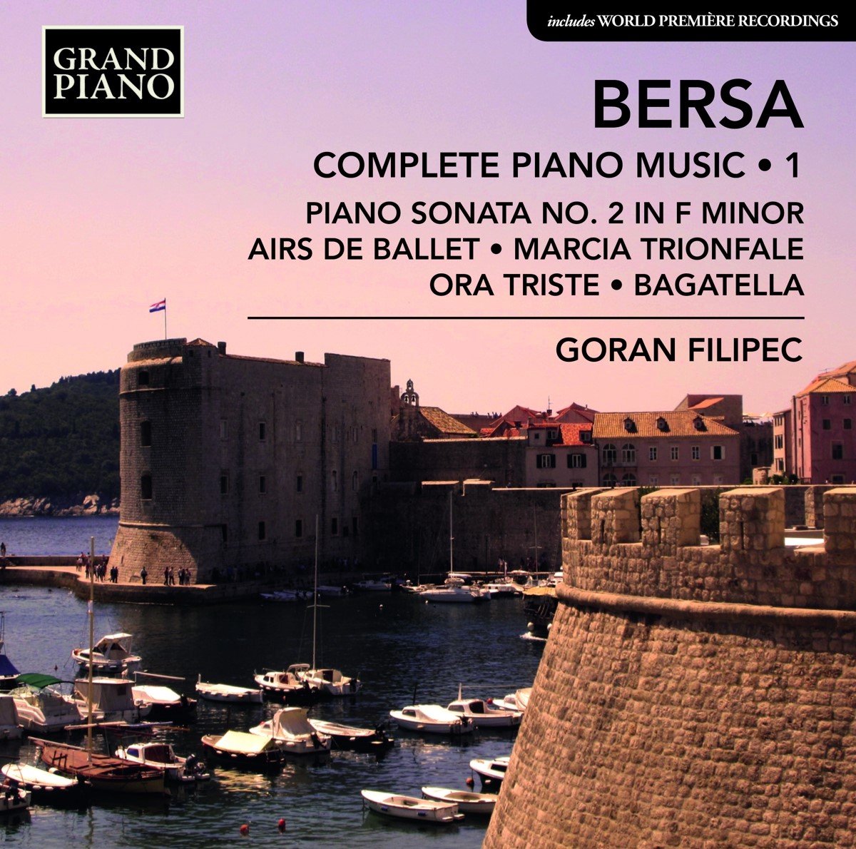 Goran Filipec - Bersa: Complete Piano Music 1 (CD)