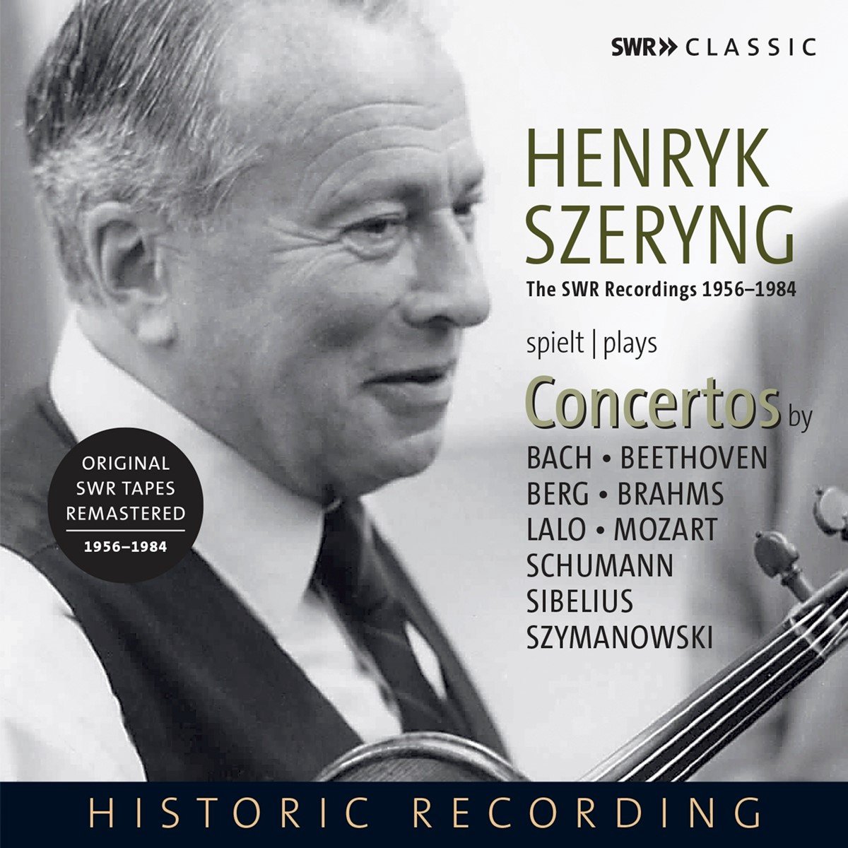 Henryk Szeryng, Kammerorchester Des Saarländischen Rundfunks - Henryk Szeryng Plays Violin Concertos (5 CD)