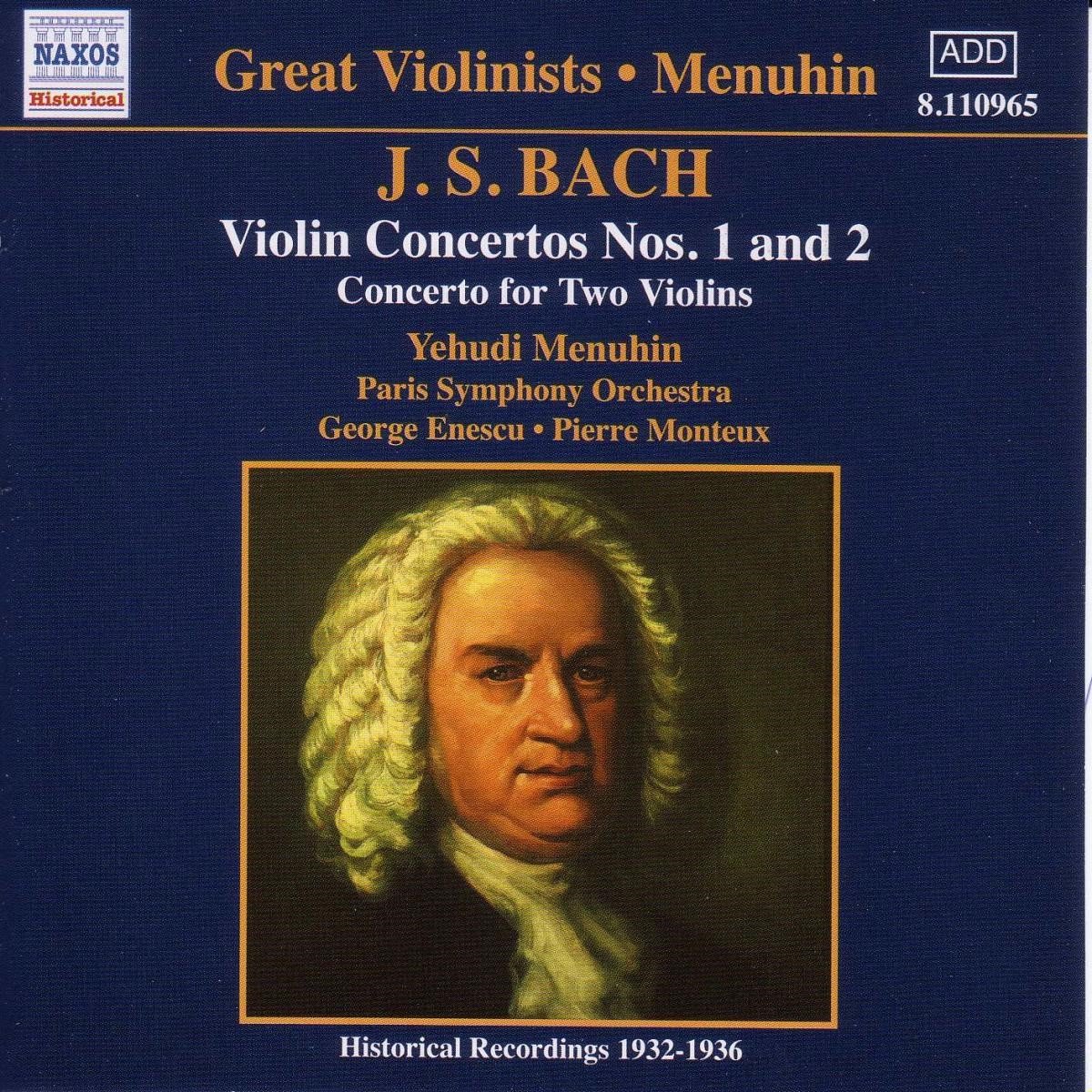 Yehudi Menuhin - J.S. Bach: Violin Concertos 1 & 2 (CD)