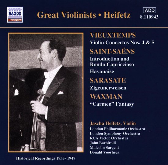Jascha Heifetz - Violin Concertos (CD)