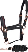 Harry's Horse Halsterset Montenegro - maat Shetland - black