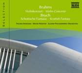 Takako Nishizaki, Maxim Fedotov, Slovak Philharmonic Orchestra - Brahms: Violin Concerto/Bruch: Scottish Fantasy (CD)