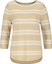 GERRY WEBER Dames Trui met 3/4-mouwen, organic cotton