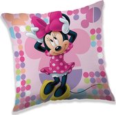 Disney Minnie Mouse Pink - Kussen - 40 x 40 cm - Multi