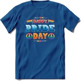 Pride Day | Pride T-Shirt | Grappig LHBTIQ+ / LGBTQ / Gay / Homo / Lesbi Cadeau Shirt | Dames - Heren - Unisex | Tshirt Kleding Kado | - Donker Blauw - L