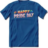 Pride Day | Pride T-Shirt | Grappig LHBTIQ+ / LGBTQ / Gay / Homo / Lesbi Cadeau Shirt | Dames - Heren - Unisex | Tshirt Kleding Kado | - Donker Blauw - XXL