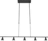 Hanglamp 5-lichts Vortex 3066ZW Zwart