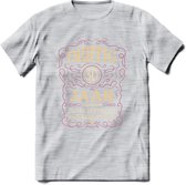 30 Jaar Legendarisch Gerijpt T-Shirt | Oud Roze - Ivoor | Grappig Verjaardag en Feest Cadeau Shirt | Dames - Heren - Unisex | Tshirt Kleding Kado | - Licht Grijs - Gemaleerd - XL