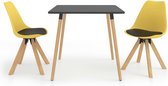 Decoways - 3-delige Eethoek zwart en geel