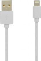 Grab n Go USB-A naar Apple Lightning Kabel 1 Meter - Wit