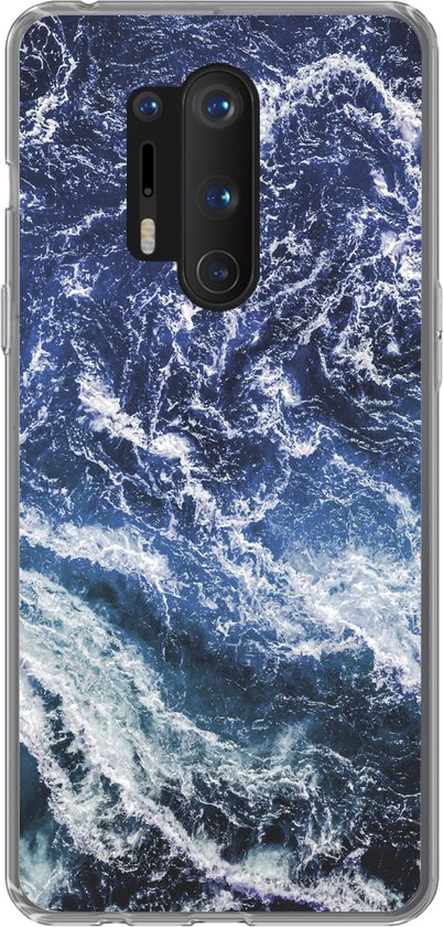 Coque OnePlus 8 Pro - Natuursteen - Mer - Imprimé Marbre - Coque en Siliconen -