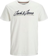 Jack & Jones T-shirt Orton Cloud Dancer (Maat: 4XL)
