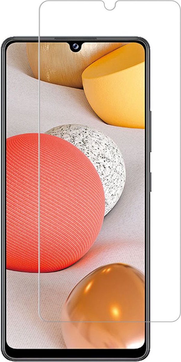 LuxeBass Screenprotector geschikt voor Samsung Galaxy A42 - glas scherm - bescherming