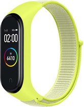 Bandje Voor Xiaomi Mi 3/4/5/6 Nylon Sport Loop Band - Geel - One Size - Horlogebandje, Armband