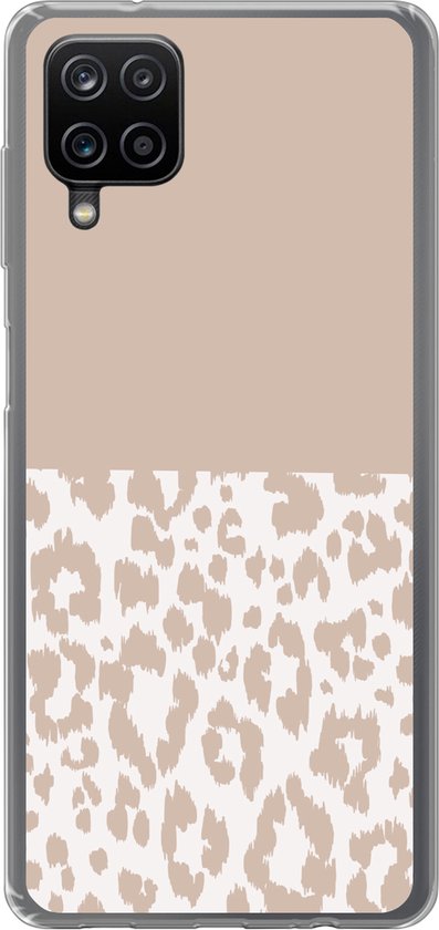 Coque Samsung Galaxy A12 - Imprimé panthère - Rose - Animaux - Coque de téléphone en Siliconen