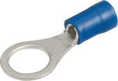 50x Kabelschoen oogring M8 blauw 1,5 - 2,5mm² kabel